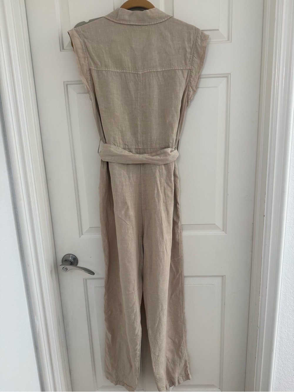 Rip curl women’s utility linen off duty neutral natural boiler suit - Picture 4 of 15